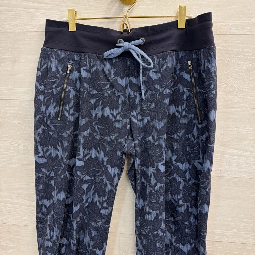 Athleta Navy Print Pull On Jogger Pants 12