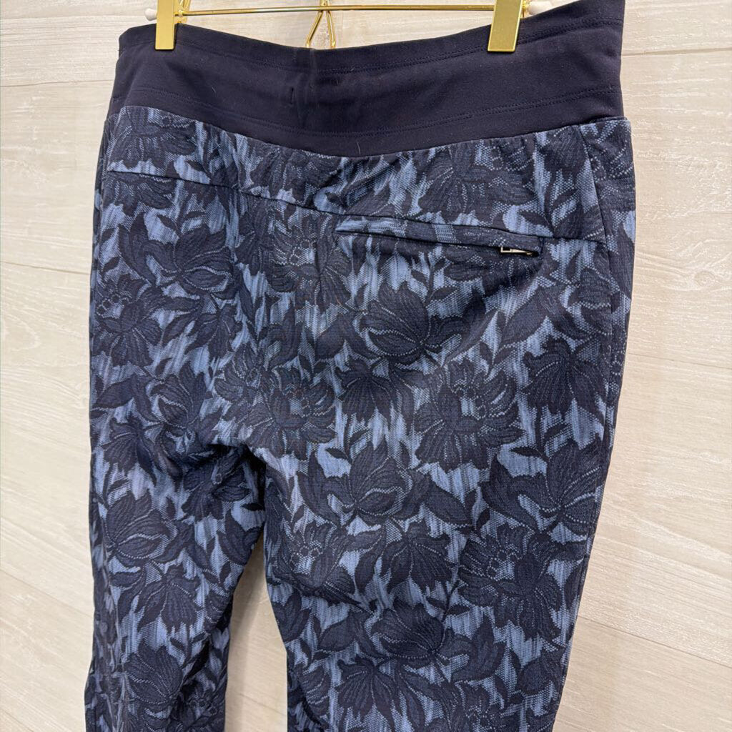 Athleta Navy Print Pull On Jogger Pants 12
