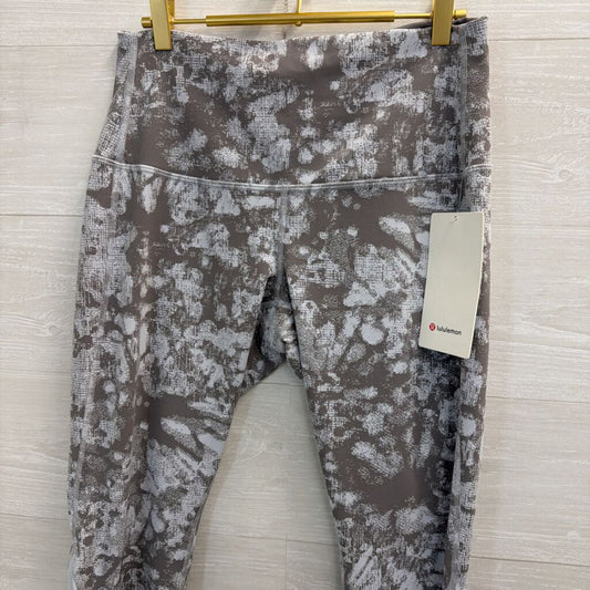 Lululemon Grey Print Athletic Leggings 12