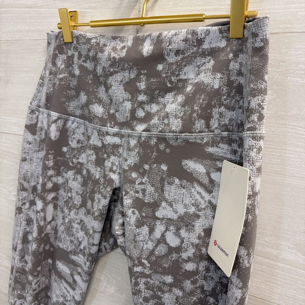 Lululemon Grey Print Athletic Leggings 12