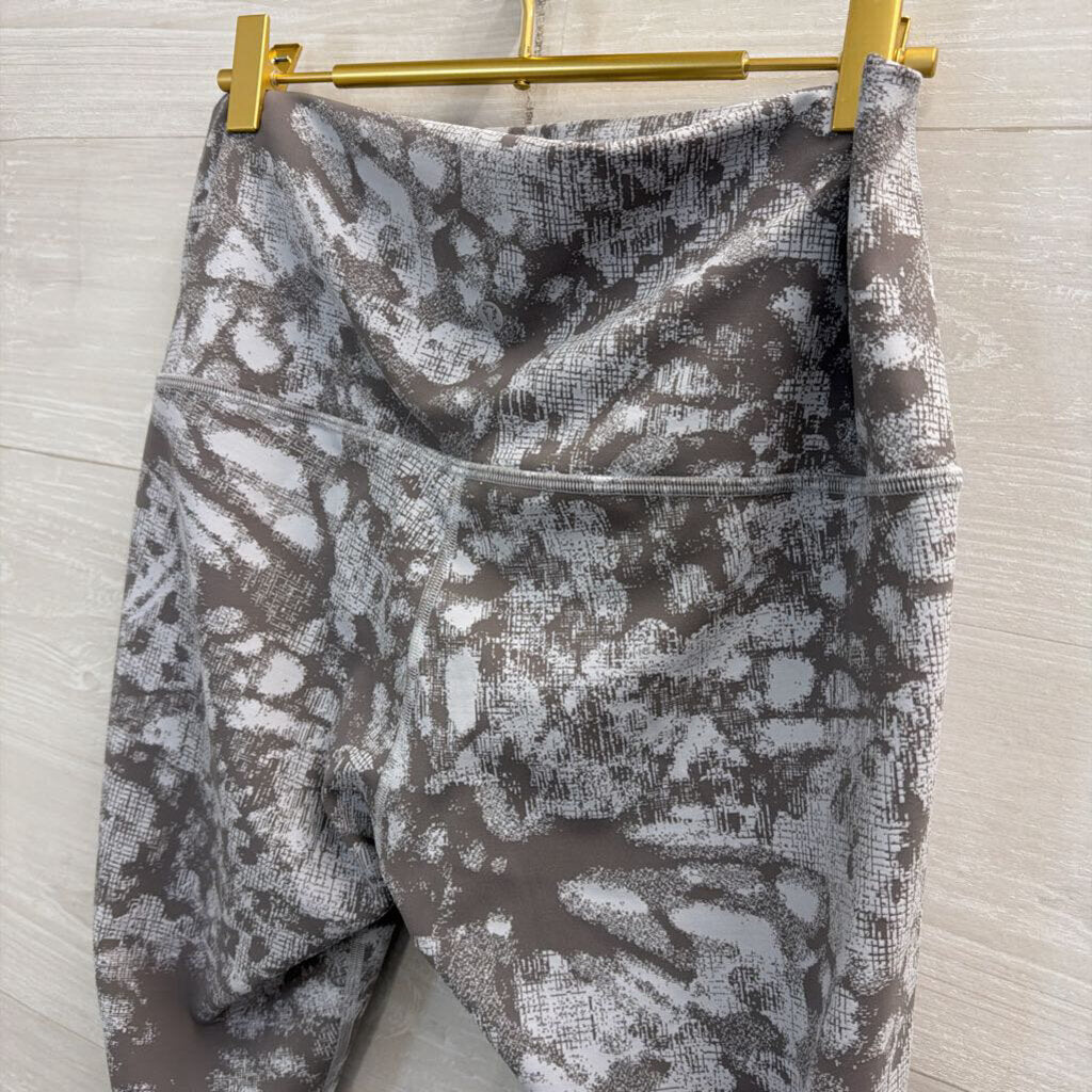 Lululemon Grey Print Athletic Leggings 12