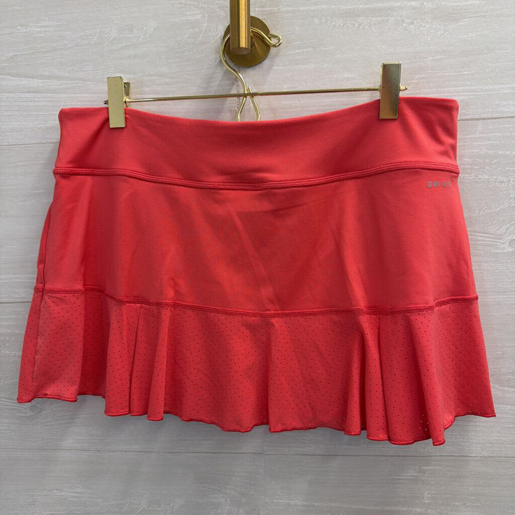 Nike Salmon Athletic Skort Large