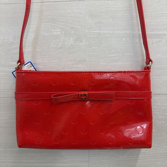 Kate Spade Red Dot Patent Leather Camellia Street Amy Crossbody Purse