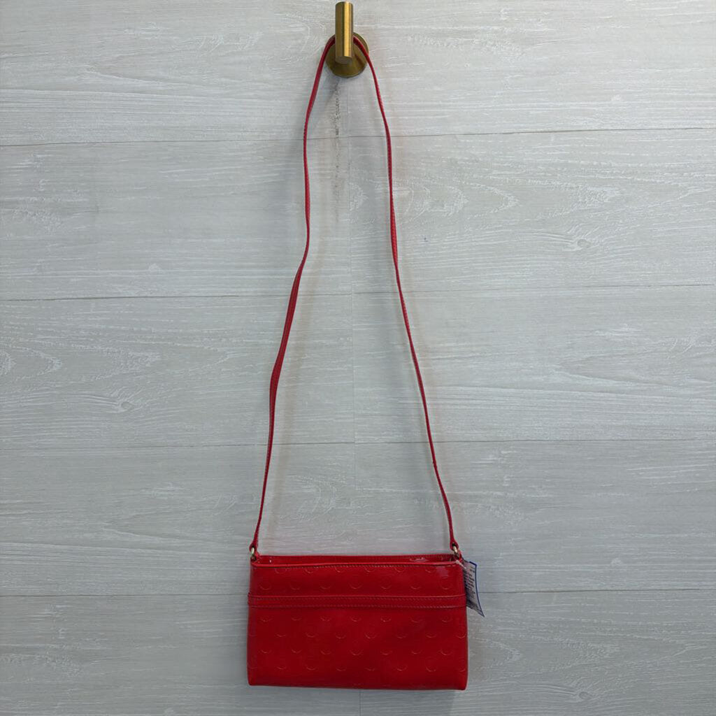 Kate Spade Red Dot Patent Leather Camellia Street Amy Crossbody Purse