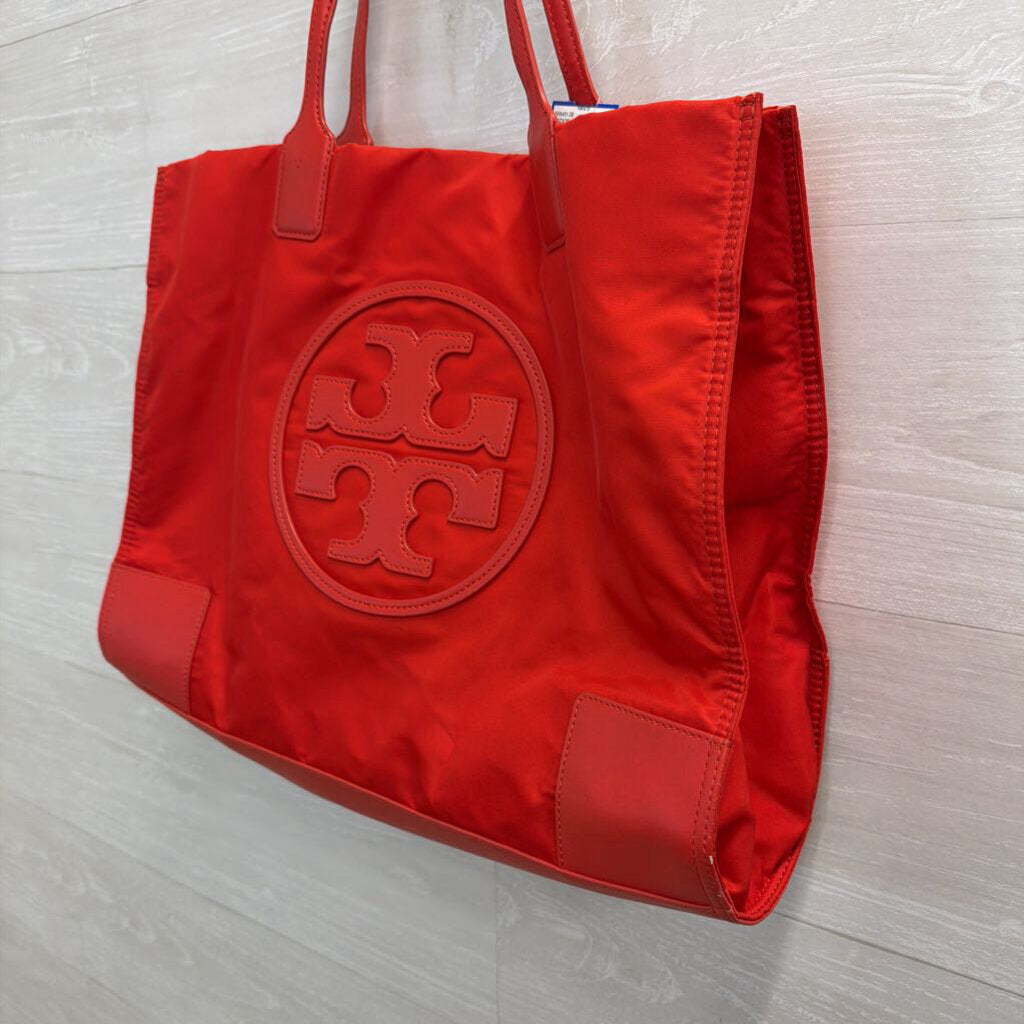 Tory Burch Red Nylon Ella Tote Purse