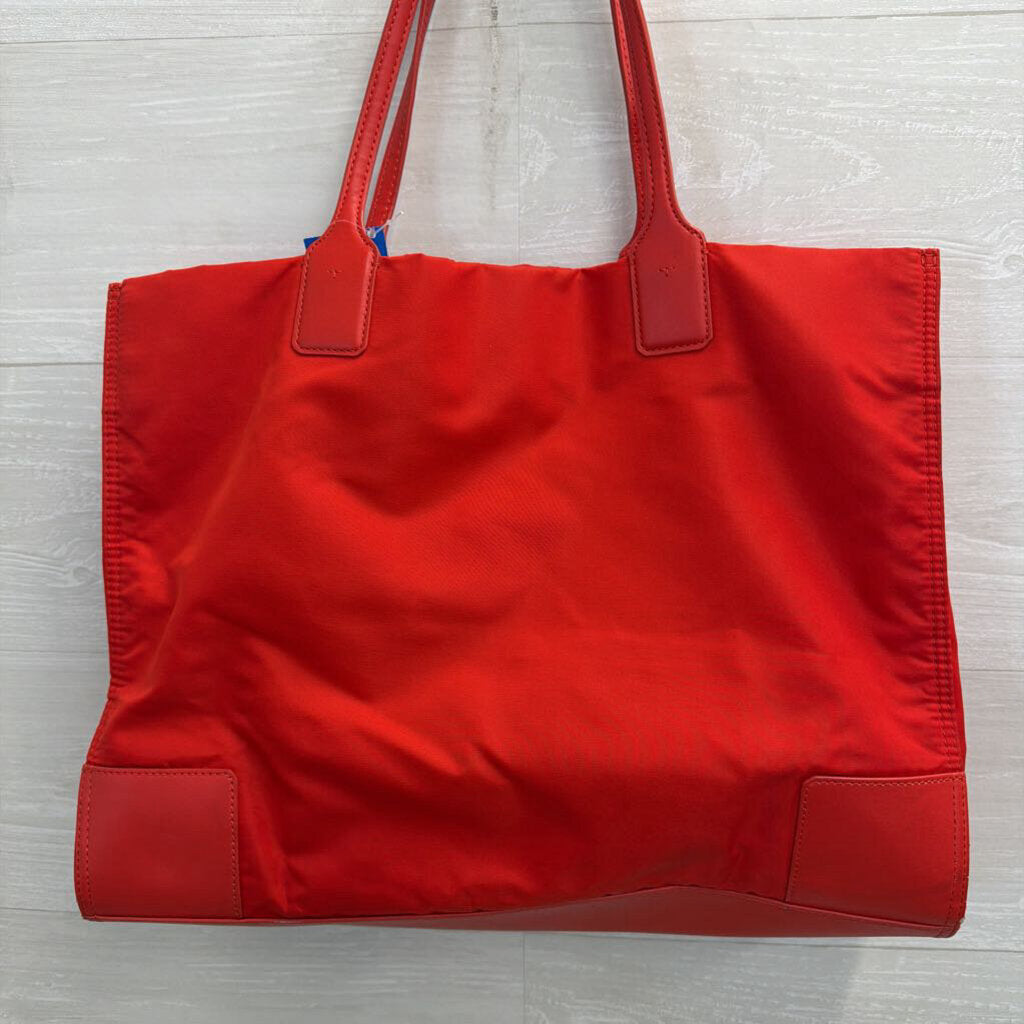 Tory Burch Red Nylon Ella Tote Purse