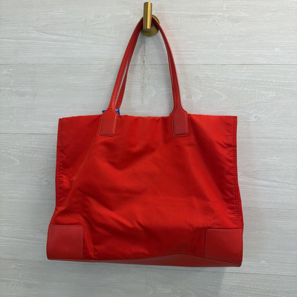 Tory Burch Red Nylon Ella Tote Purse
