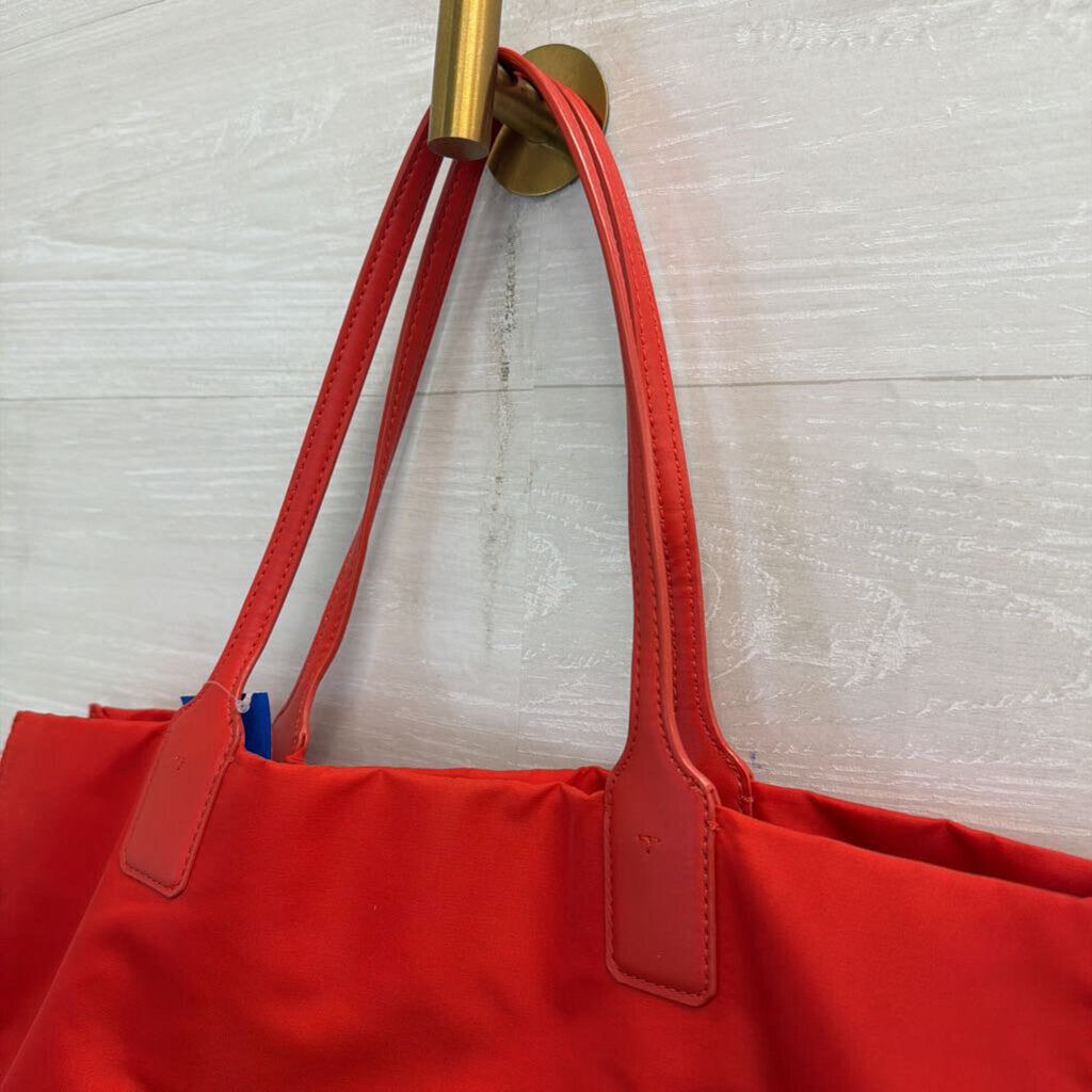 Tory Burch Red Nylon Ella Tote Purse