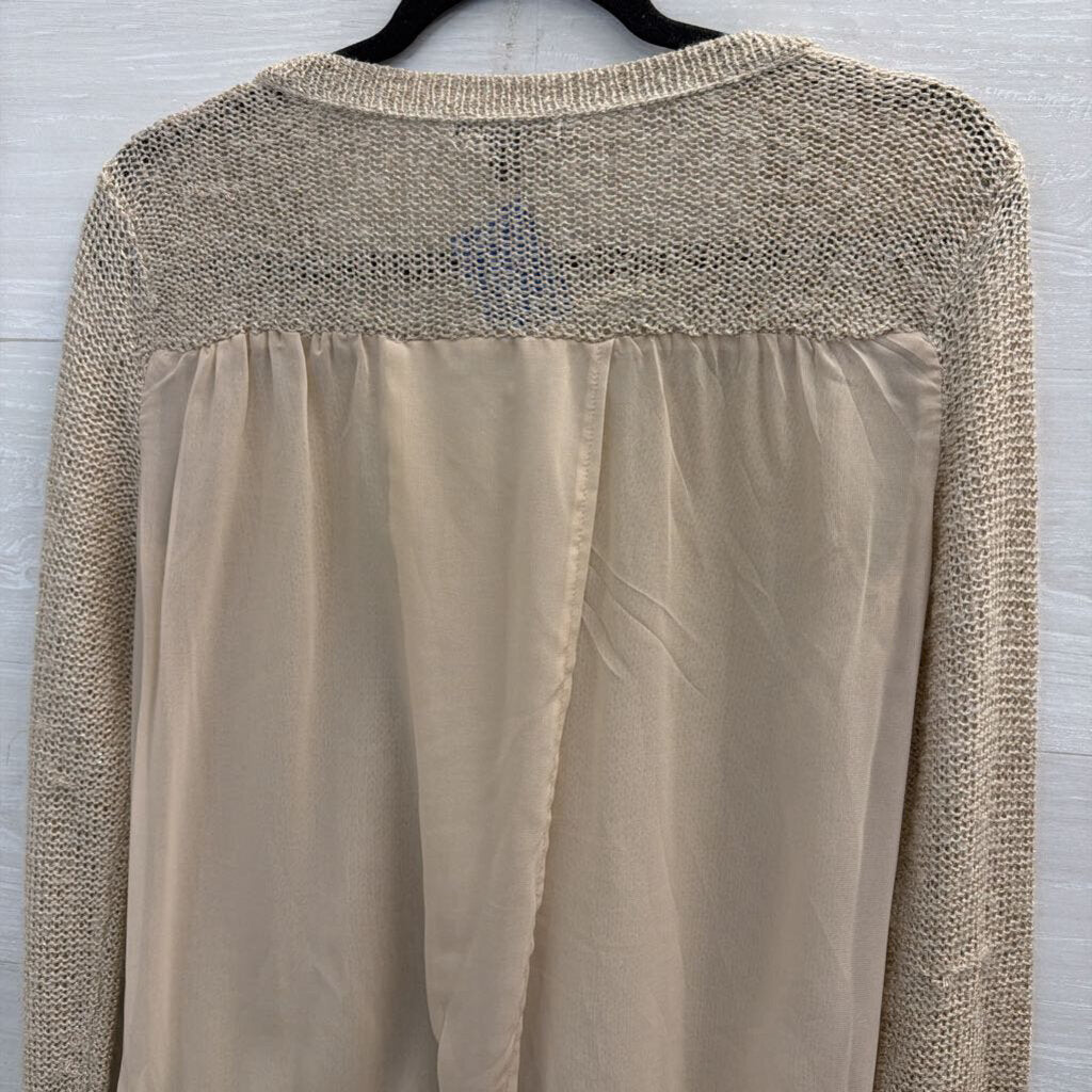 American Eagle Brown Knit Long Sleeve Top Extra Small