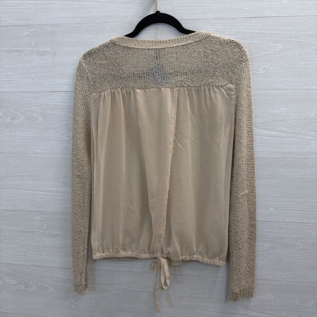 American Eagle Brown Knit Long Sleeve Top Extra Small