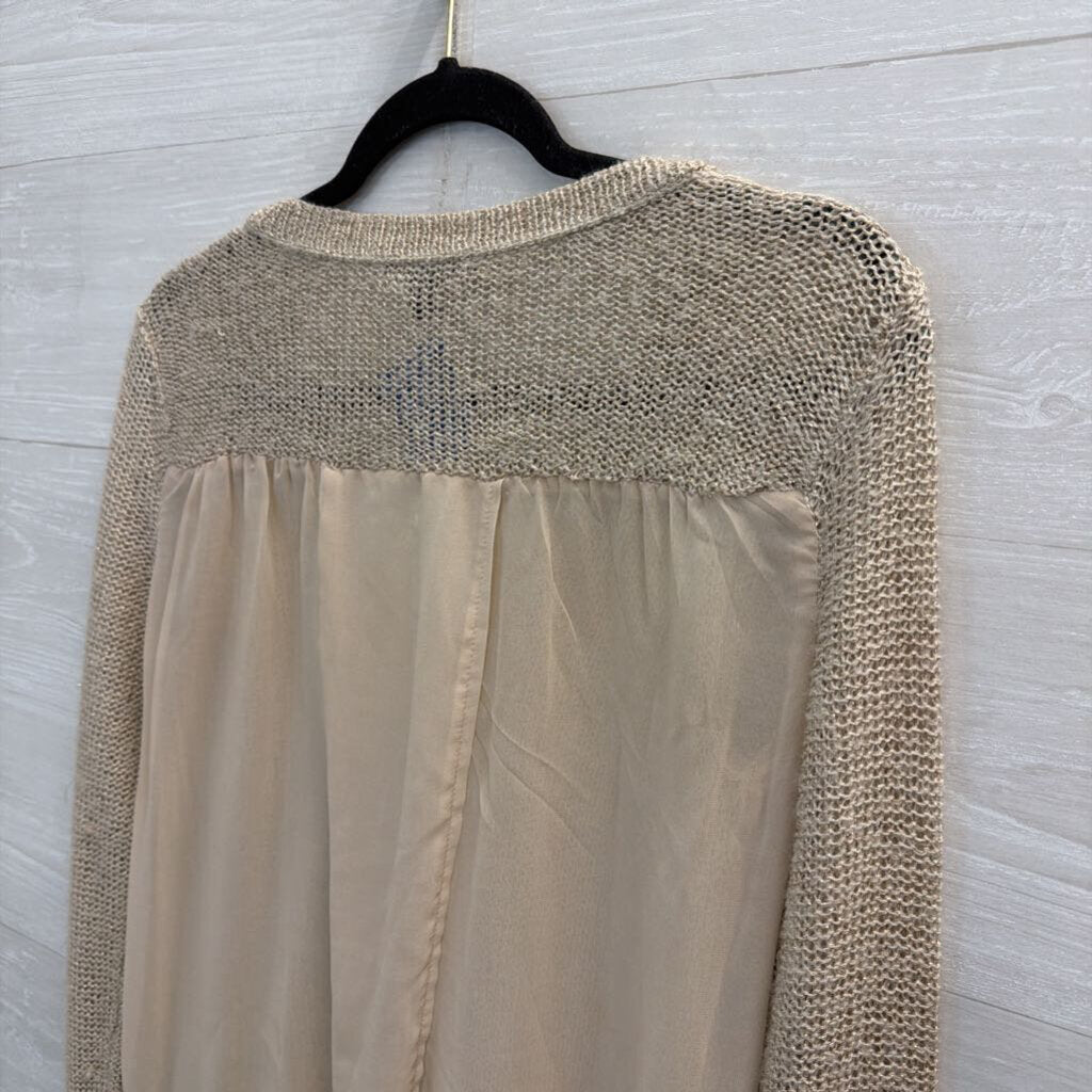 American Eagle Brown Knit Long Sleeve Top Extra Small