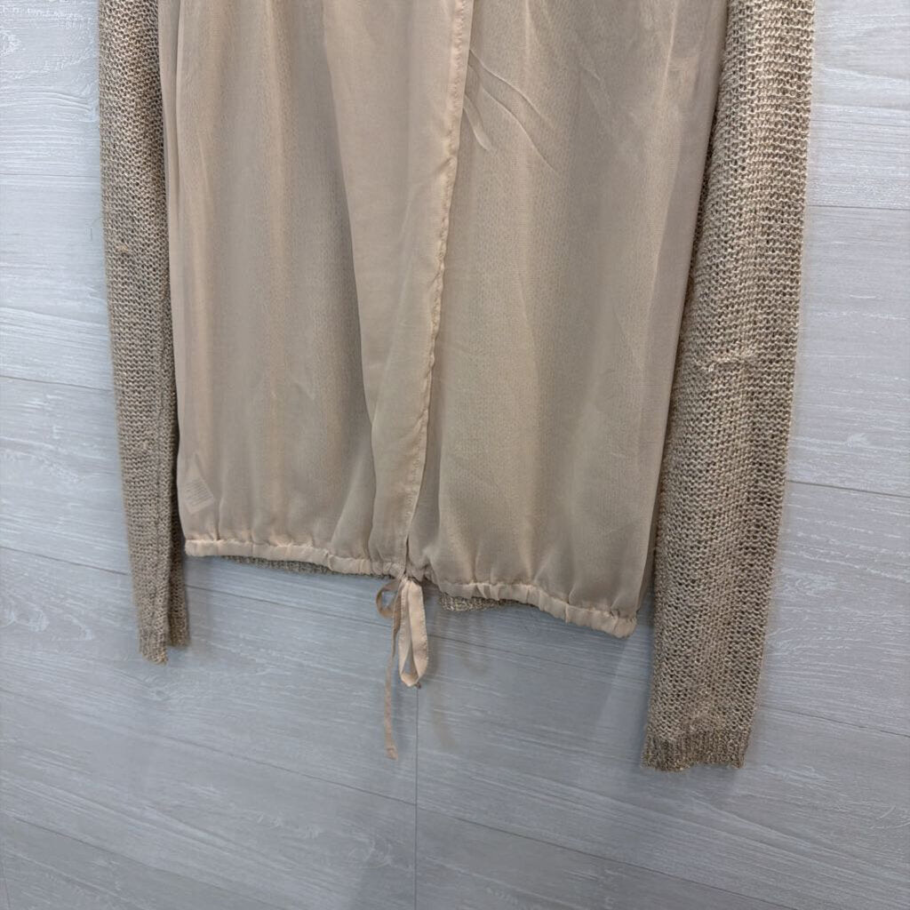 American Eagle Brown Knit Long Sleeve Top Extra Small