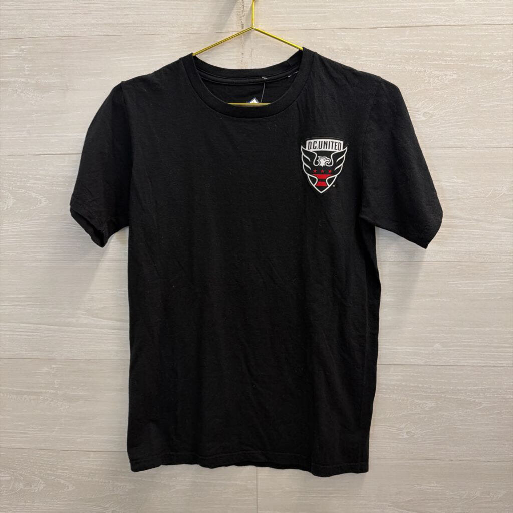 Adidas Black DC United Short Sleeve Graphic Tee Small