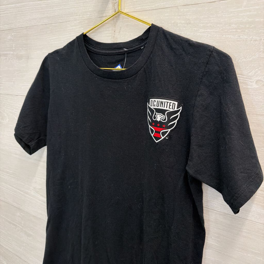 Adidas Black DC United Short Sleeve Graphic Tee Small