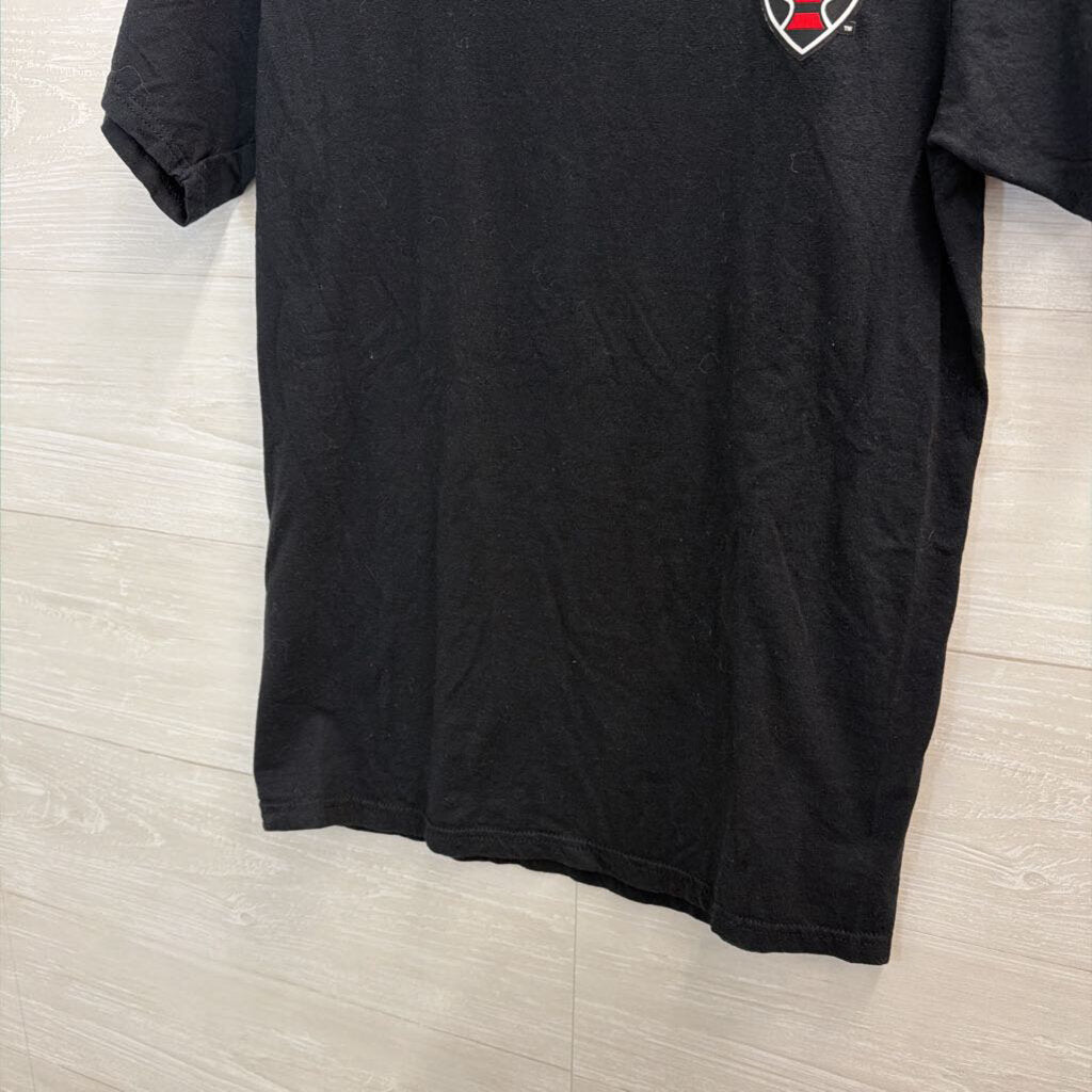 Adidas Black DC United Short Sleeve Graphic Tee Small