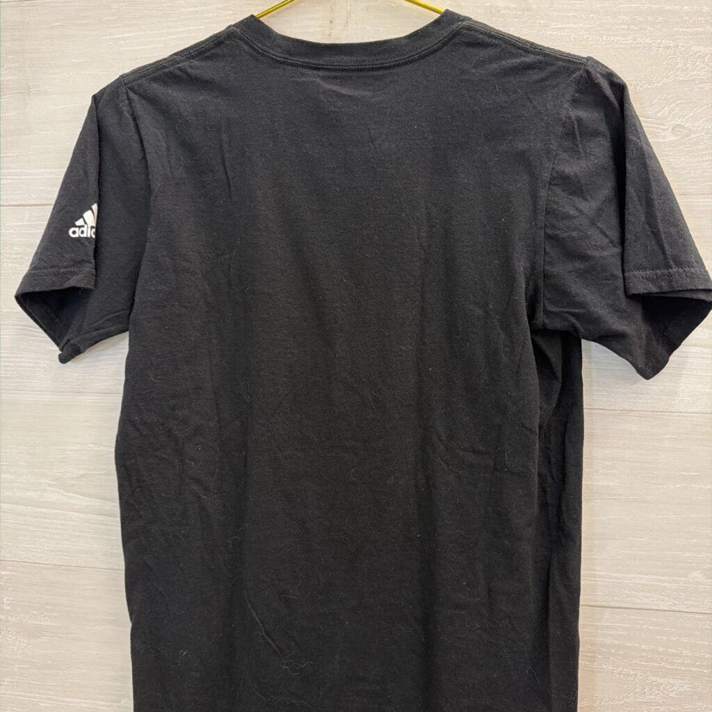 Adidas Black DC United Short Sleeve Graphic Tee Small