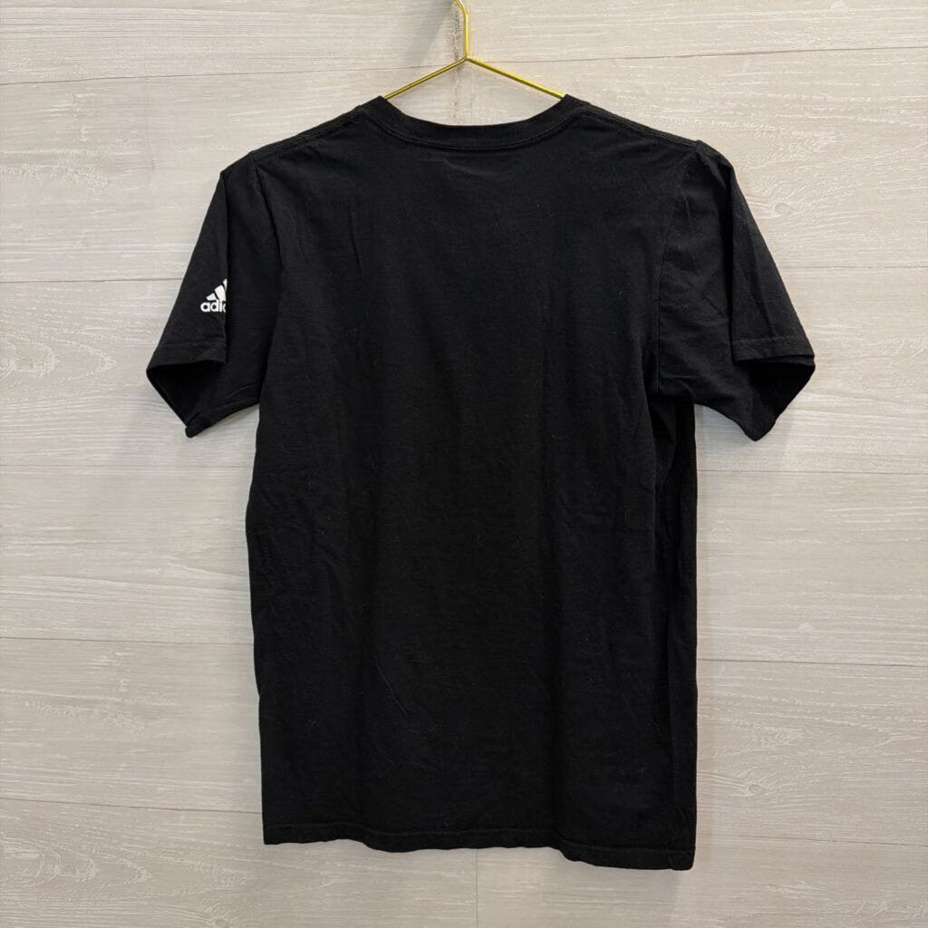 Adidas Black DC United Short Sleeve Graphic Tee Small