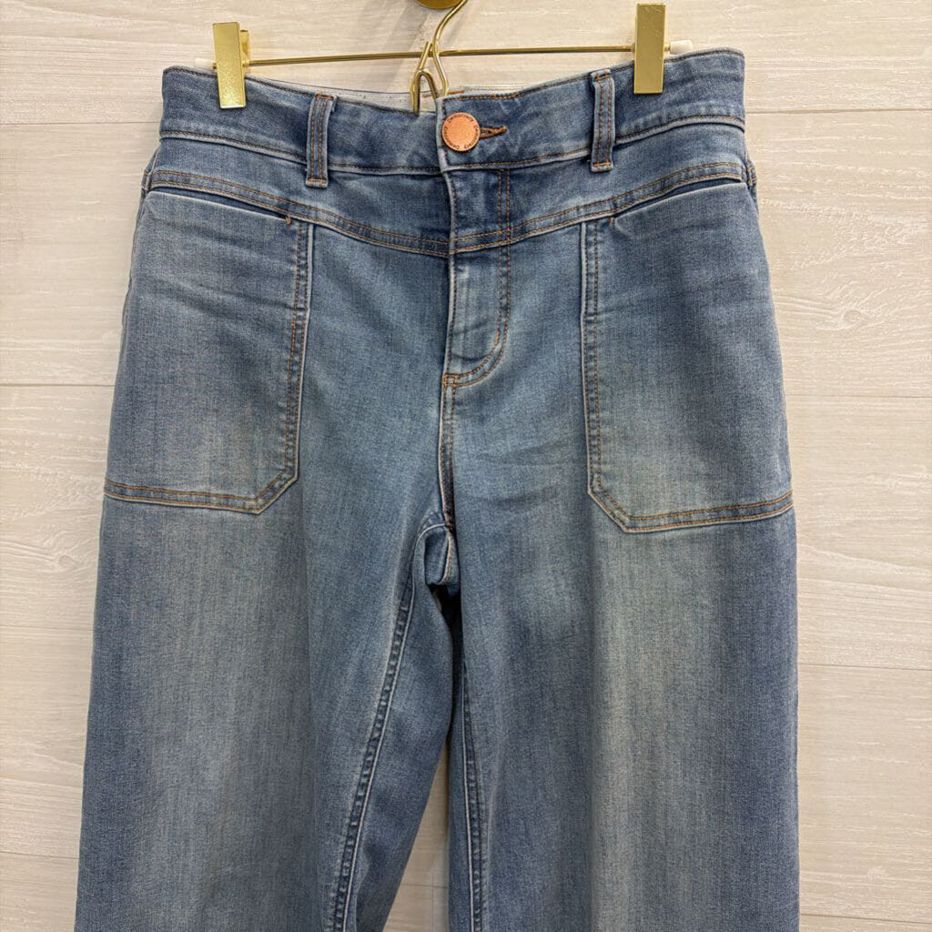 Democracy Light Wash Wide Leg Ab Technology Jeans 4