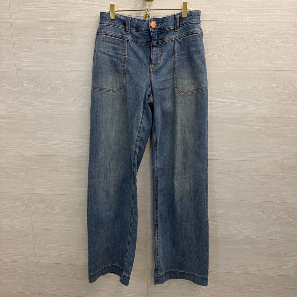 Democracy Light Wash Wide Leg Ab Technology Jeans 4