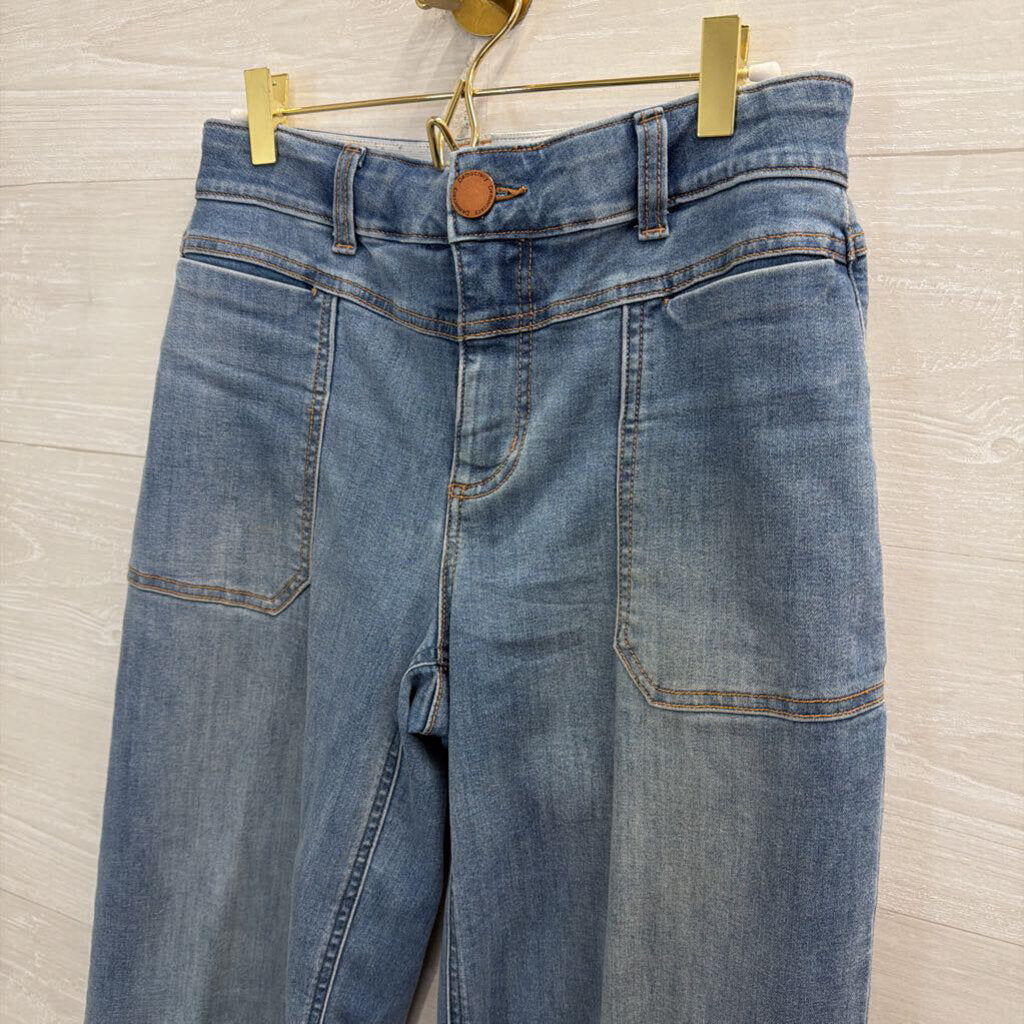 Democracy Light Wash Wide Leg Ab Technology Jeans 4