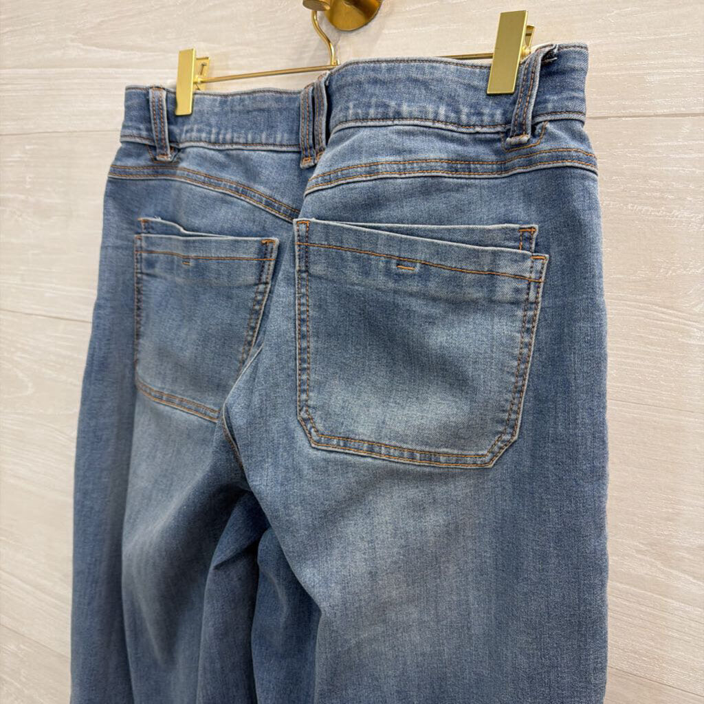 Democracy Light Wash Wide Leg Ab Technology Jeans 4