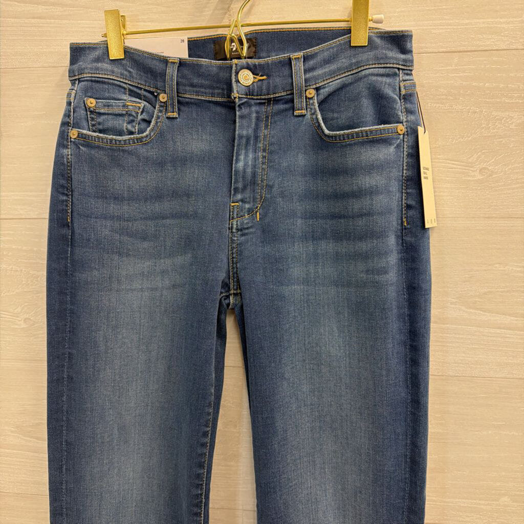 7 For All Mankind Medium Wash Original Trouser Jeans 28