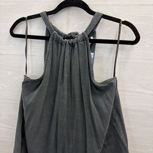 Mustard Seed Grey High Neck Tank Top Large