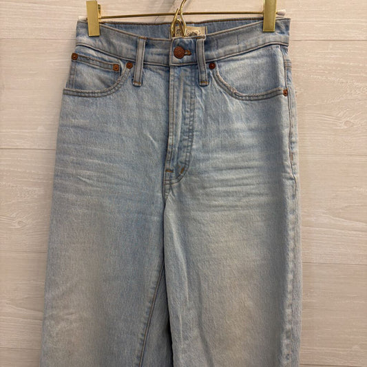 Madewell Light Wash The Perfect Vintage Wide Leg Crop Jeans 23