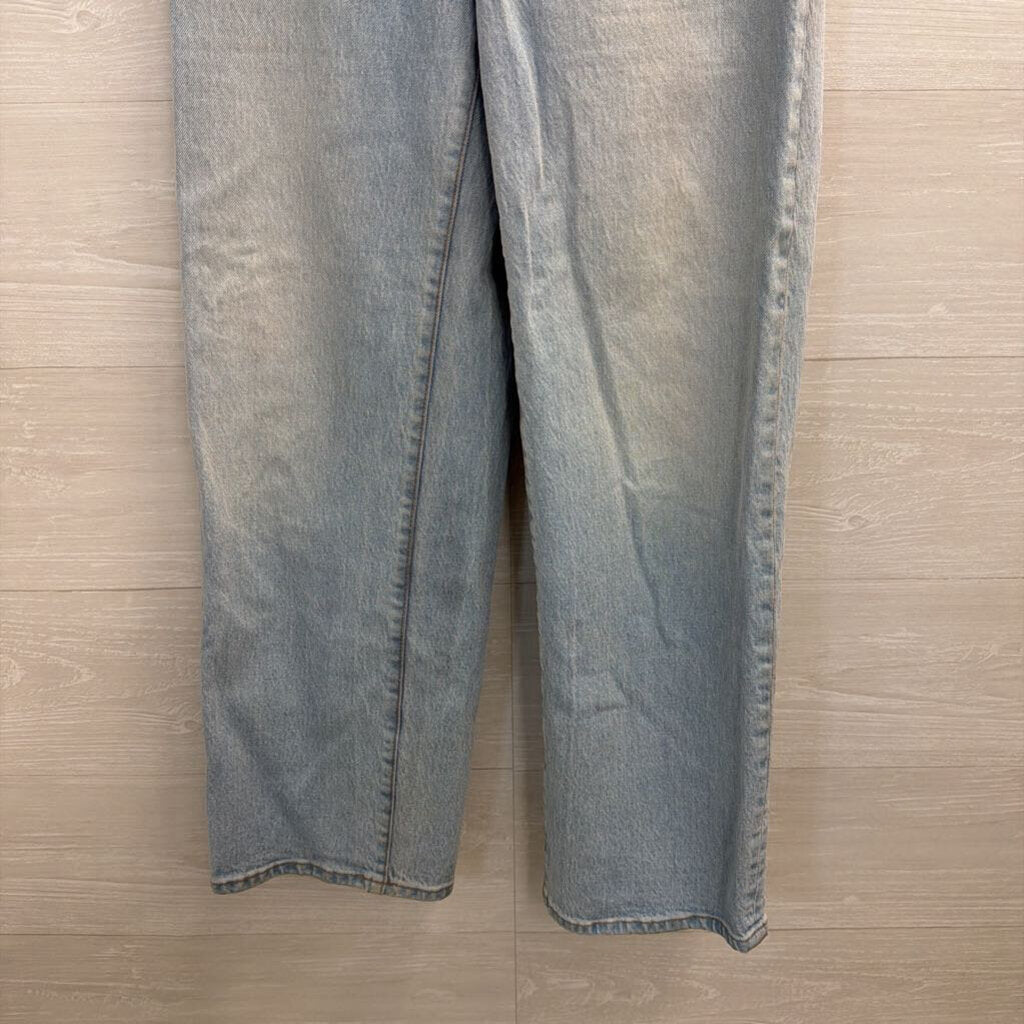 Madewell Light Wash The Perfect Vintage Wide Leg Crop Jeans 23