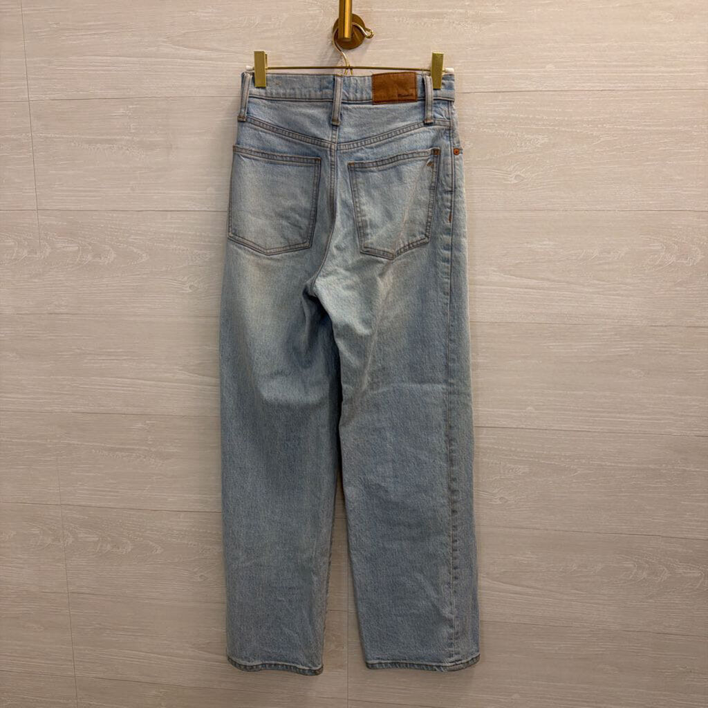 Madewell Light Wash The Perfect Vintage Wide Leg Crop Jeans 23