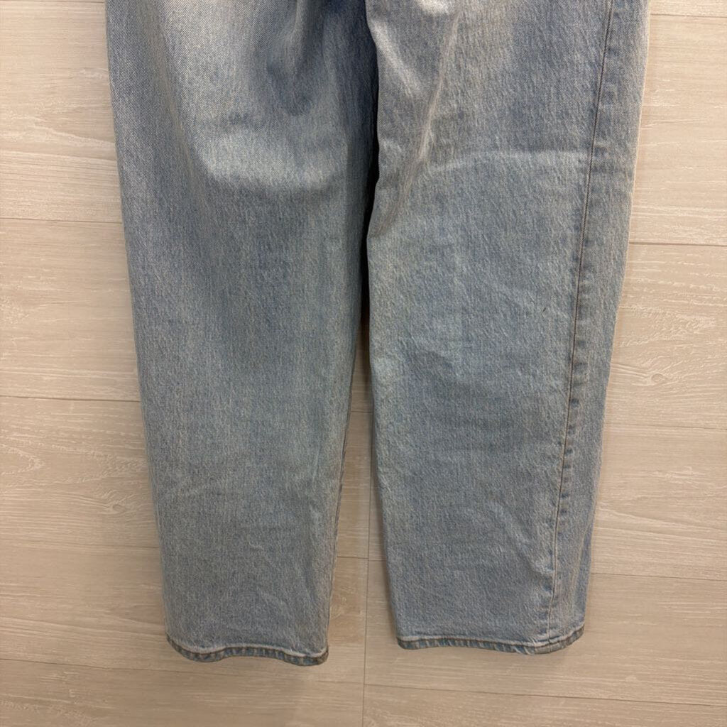Madewell Light Wash The Perfect Vintage Wide Leg Crop Jeans 23