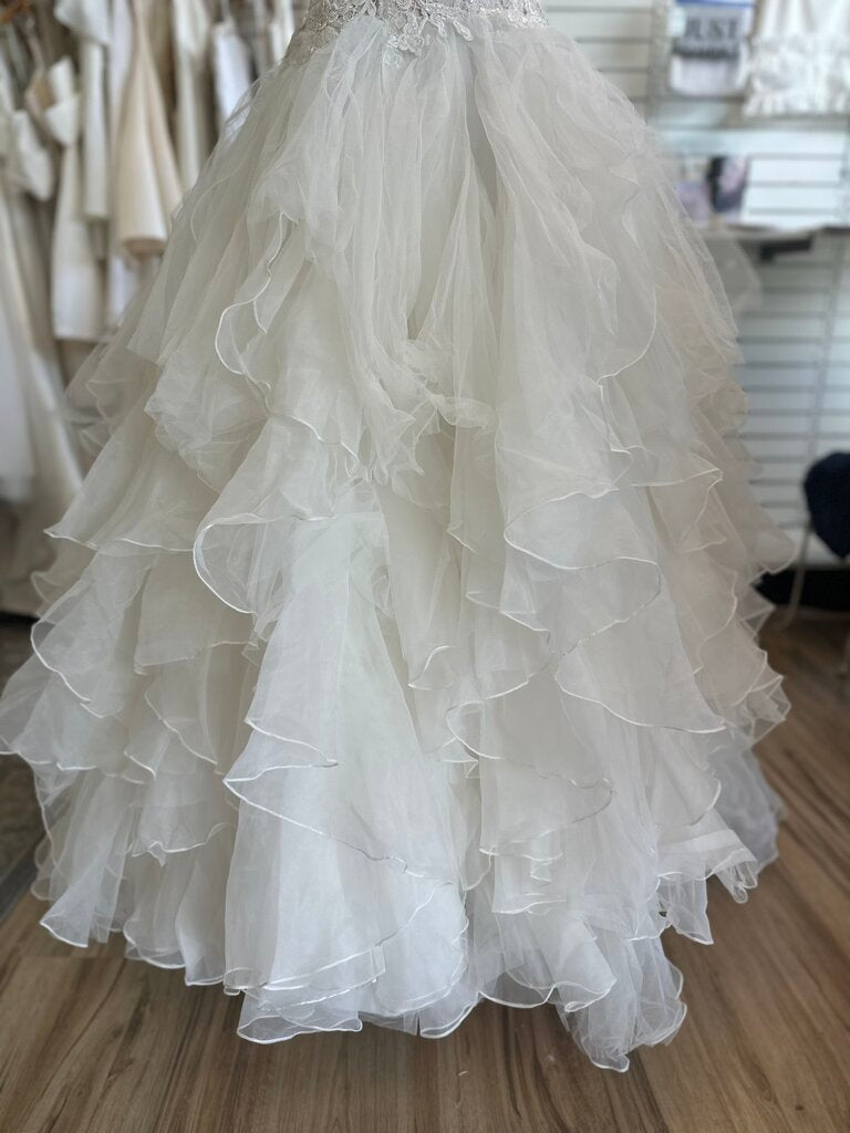 Oleg Cassini Strapless Corset Style Ballgown 12