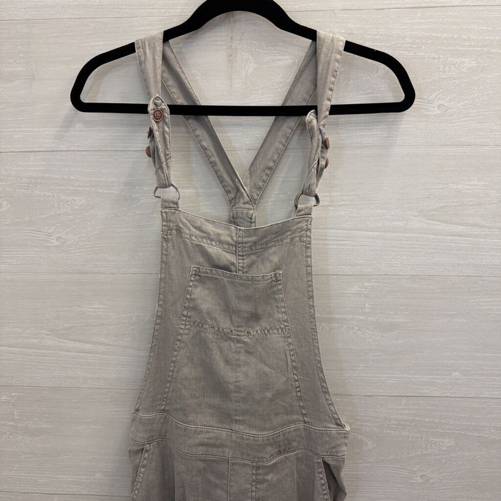 Level 99 Grey Overall Jumpsuit Extra Small