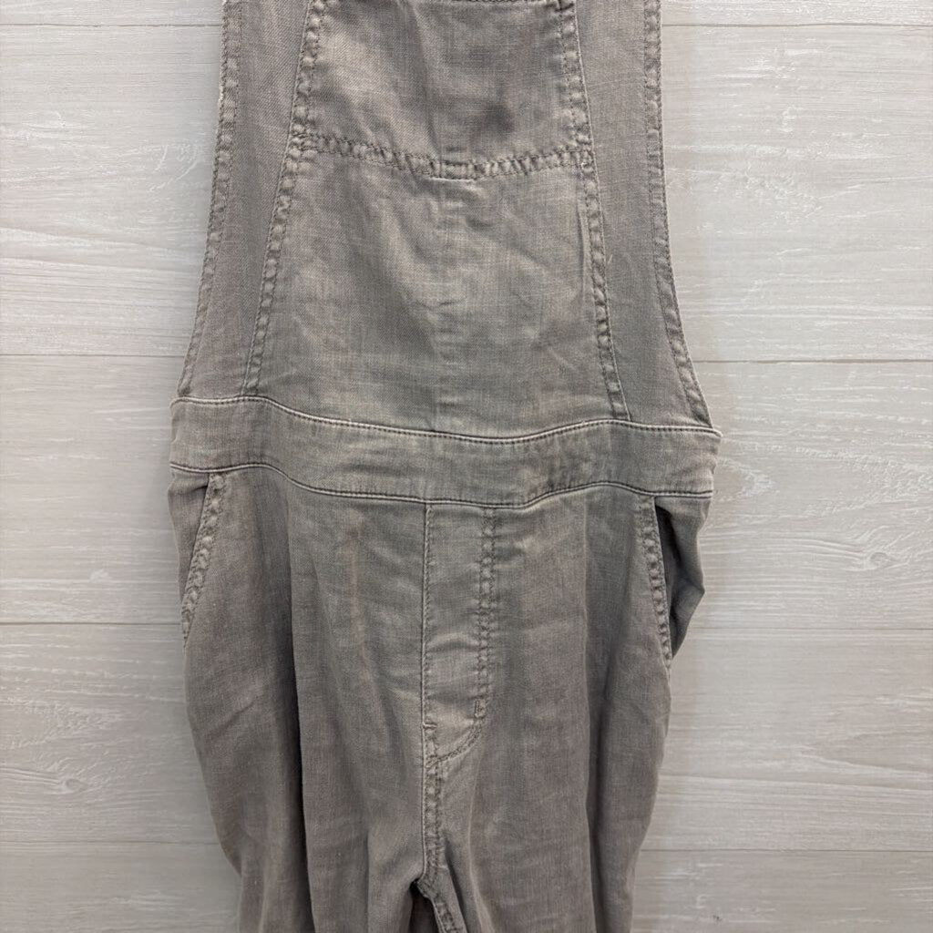 Level 99 Grey Overall Jumpsuit Extra Small