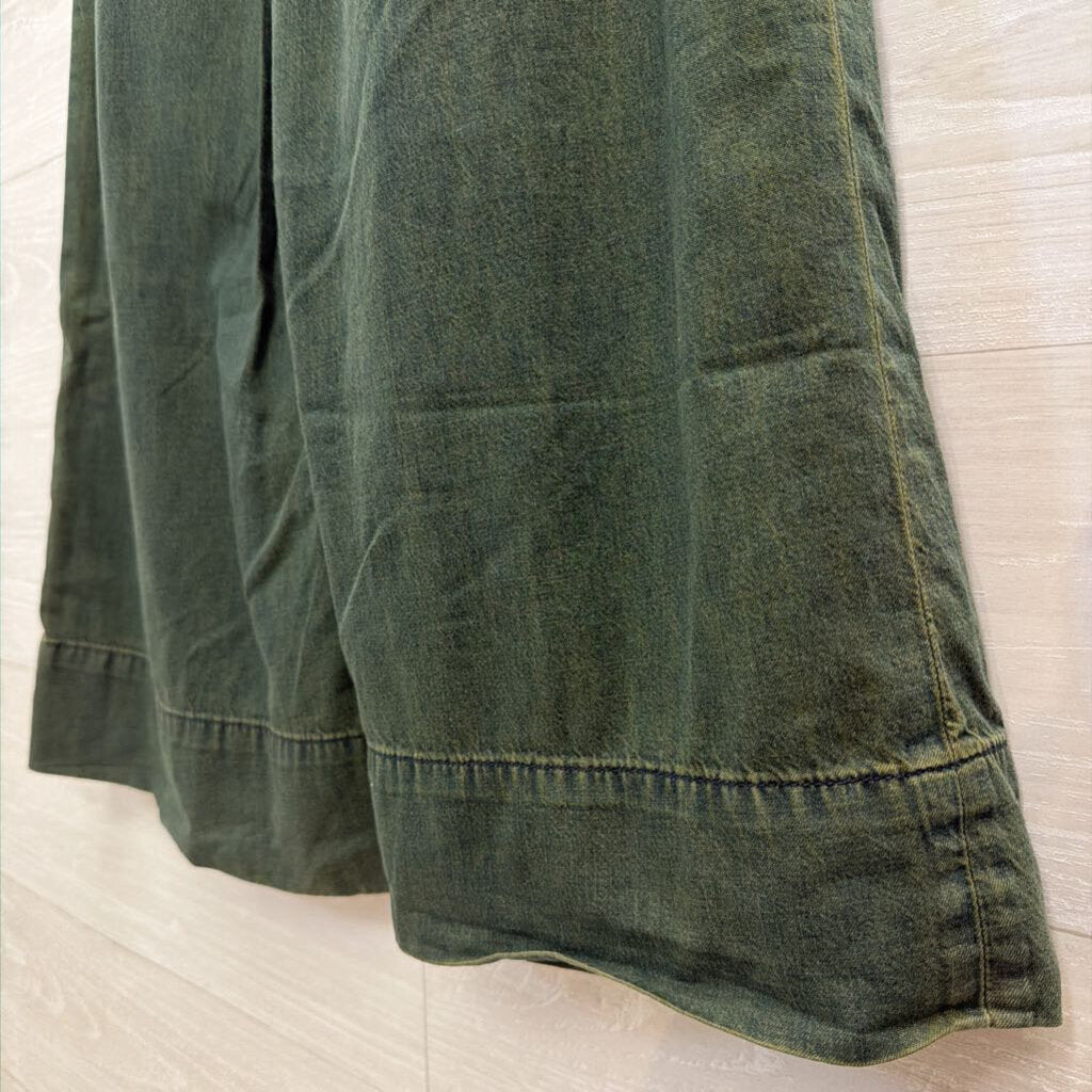 We The Free Green High Waisted Wide Leg Pants Small