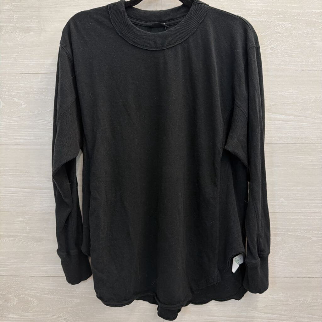 Aerie Black Long Sleeve Top Small