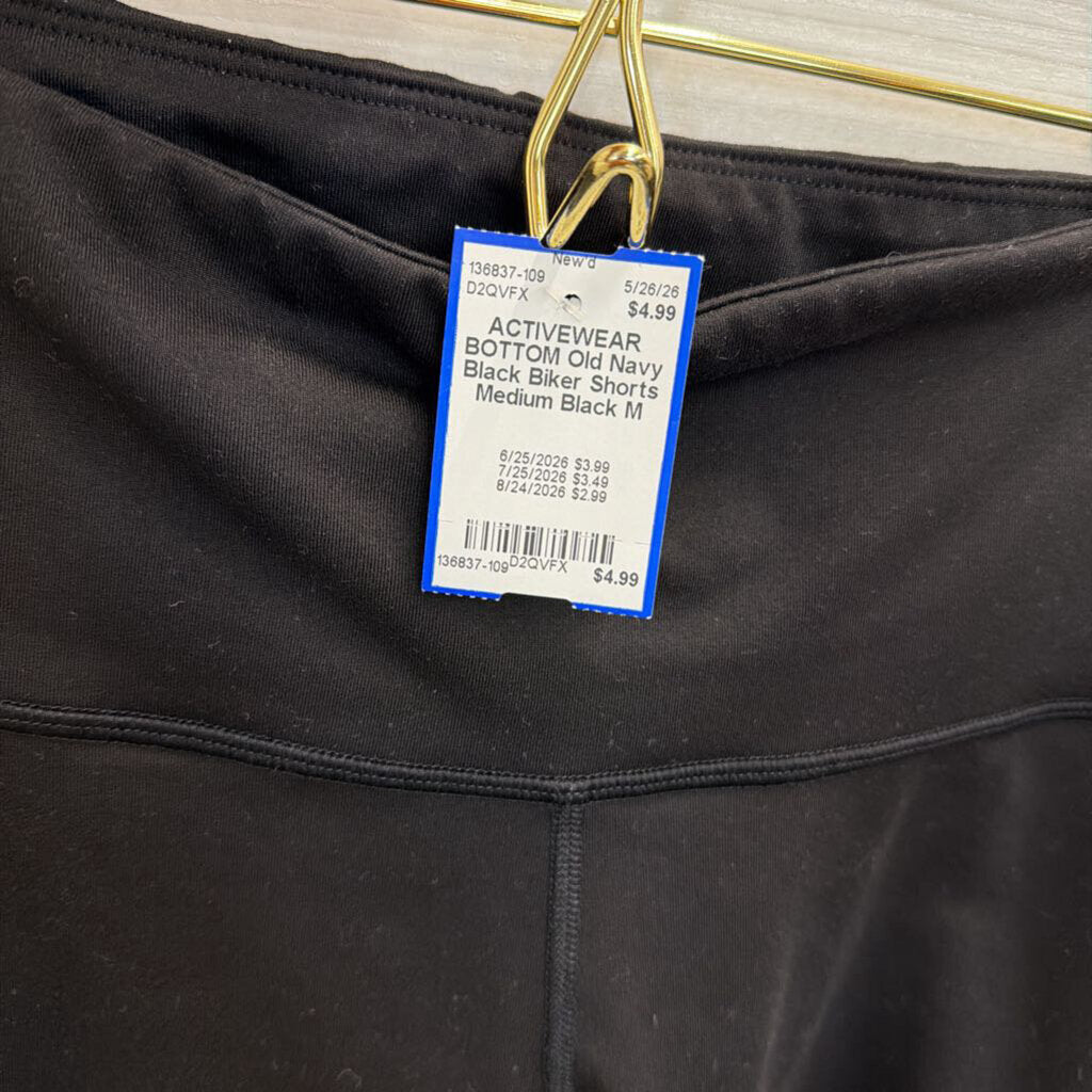 Black Biker Shorts Medium