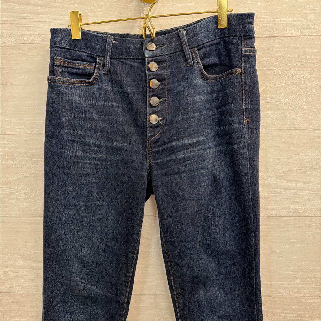Sam Edelman Dark Wash The Stiletto Boot Jeans 28