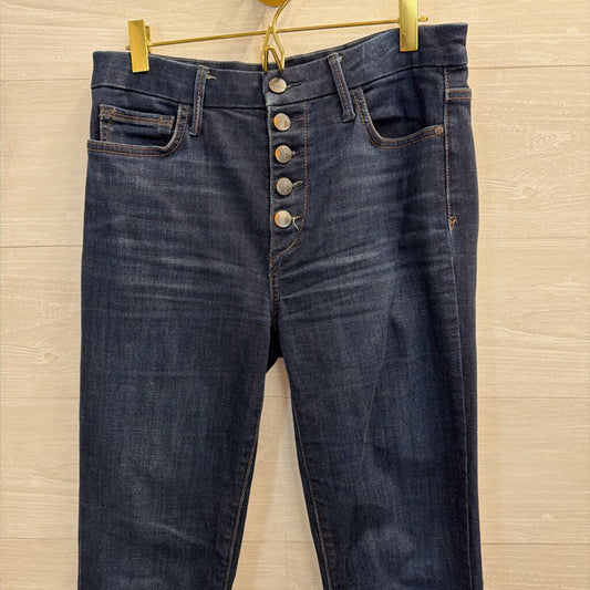 Sam Edelman Dark Wash The Stiletto Boot Jeans 28