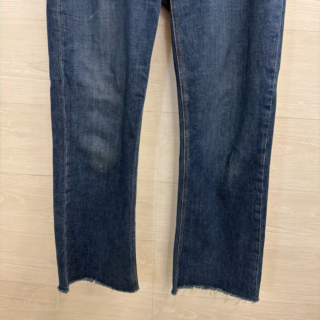 Paige Dark Wash Leenah Ankle Jeans 26