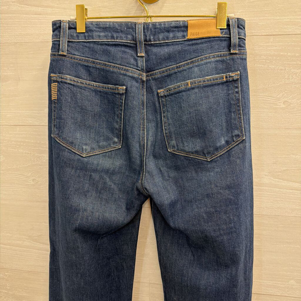 Paige Dark Wash Leenah Ankle Jeans 26