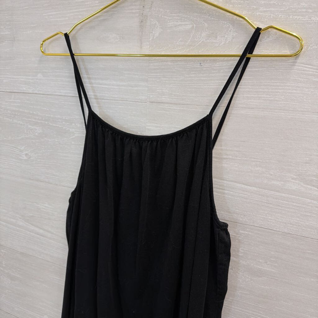 Black Tie Strap Midi Dress Extra Small