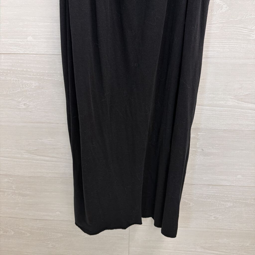 Black Tie Strap Midi Dress Extra Small
