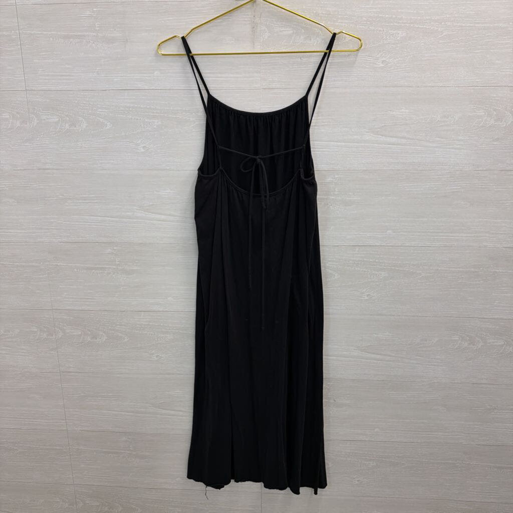 Black Tie Strap Midi Dress Extra Small