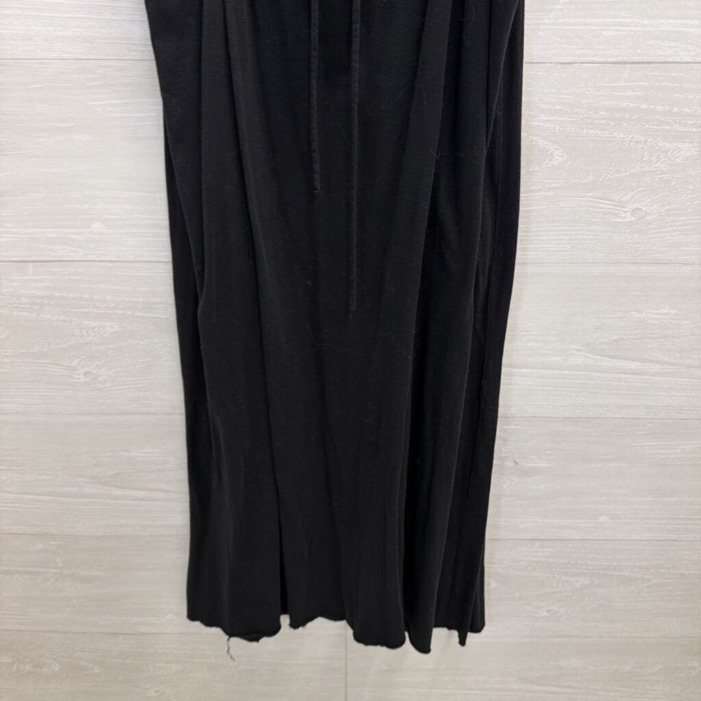 Black Tie Strap Midi Dress Extra Small