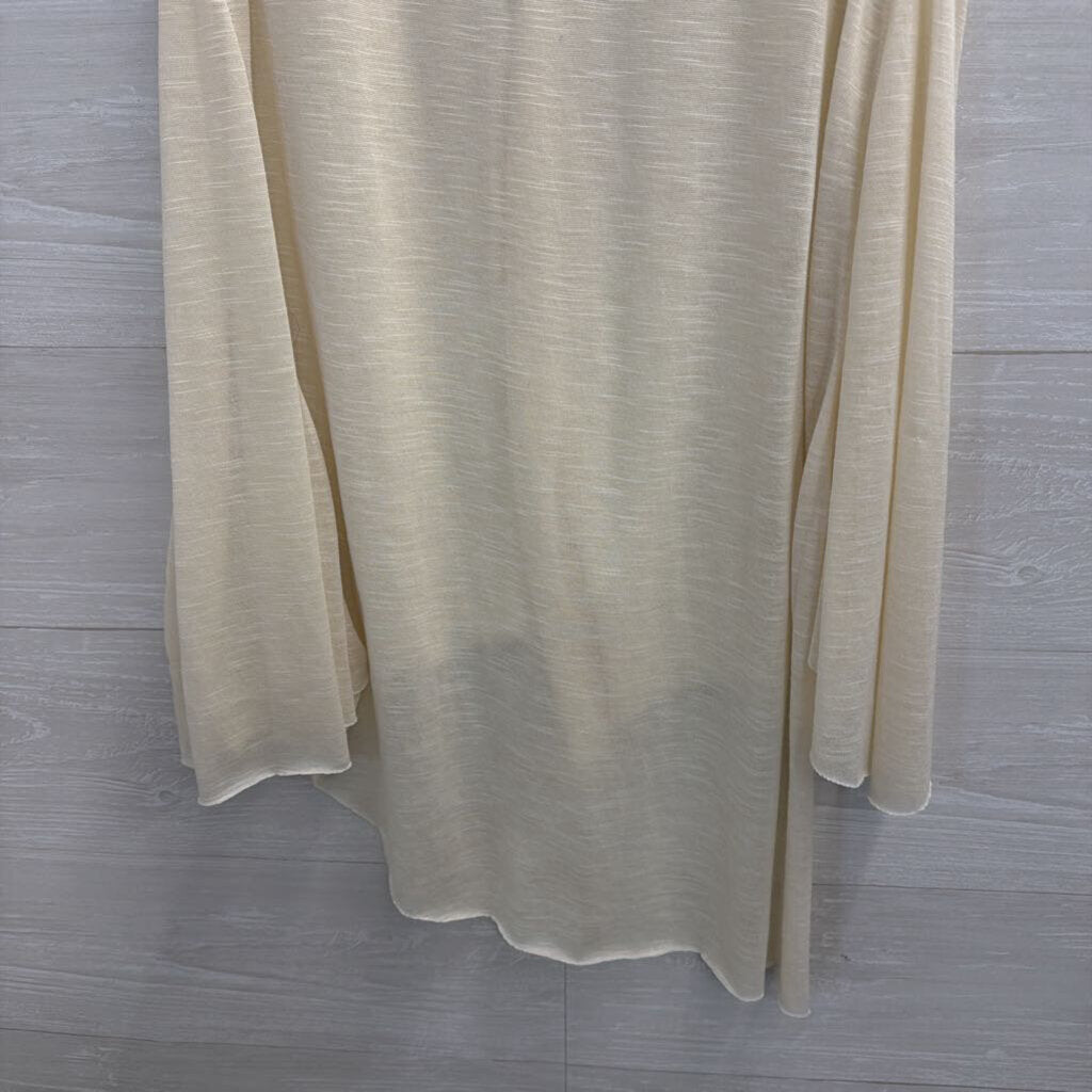 Umgee Cream V Neck Tank Top Medium
