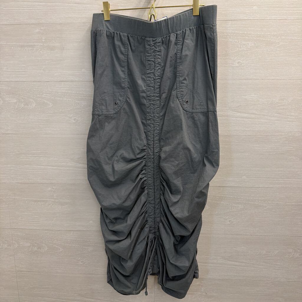 Wearables Green Cinch Front Maxi Skirt Medium