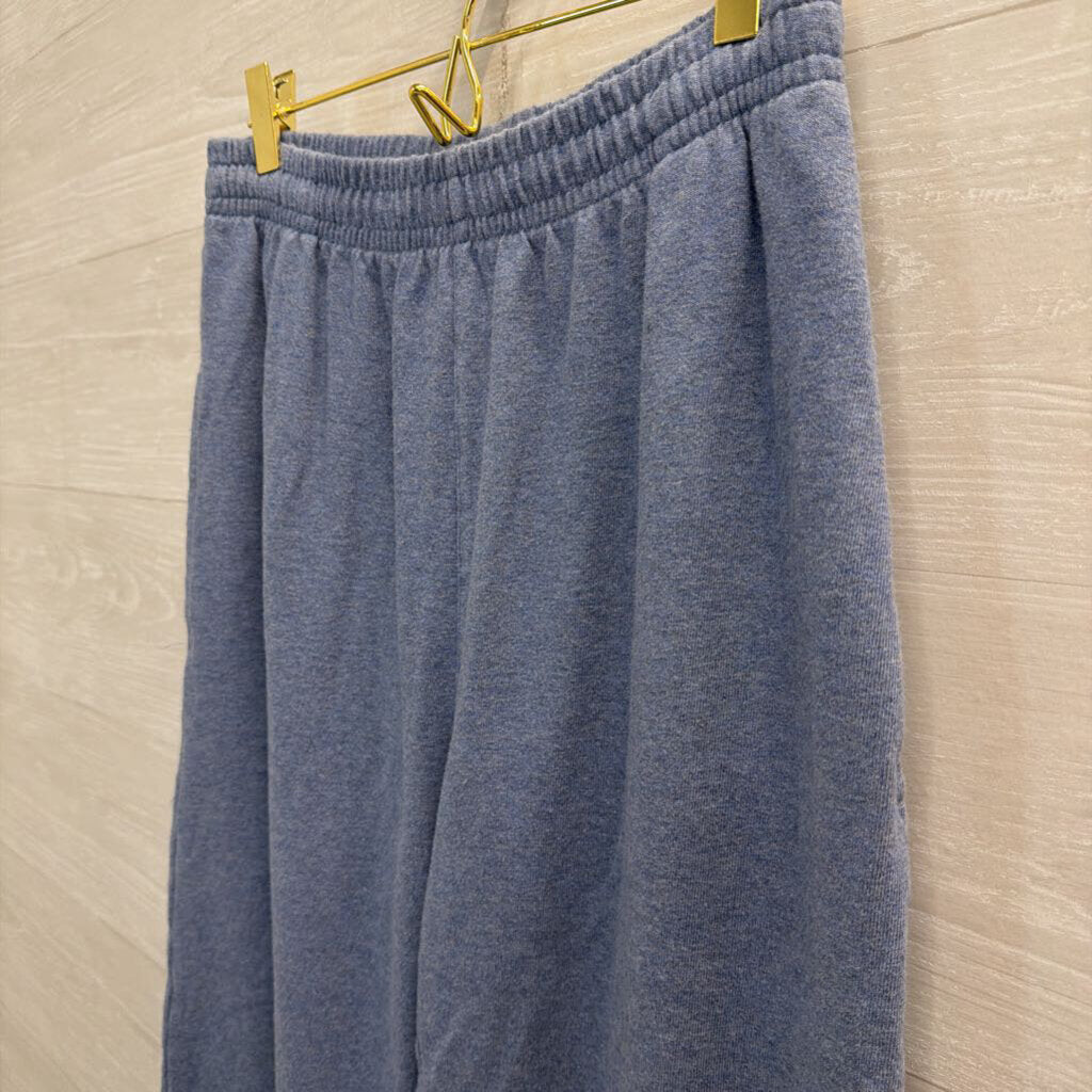 Brandy Melville Blue Wide Leg Pull On Sweatpants Small