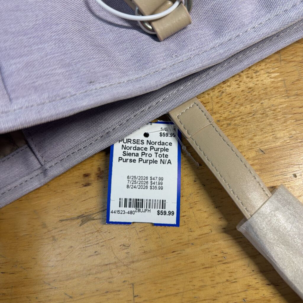 Nordace Purple Siena Pro Tote Purse