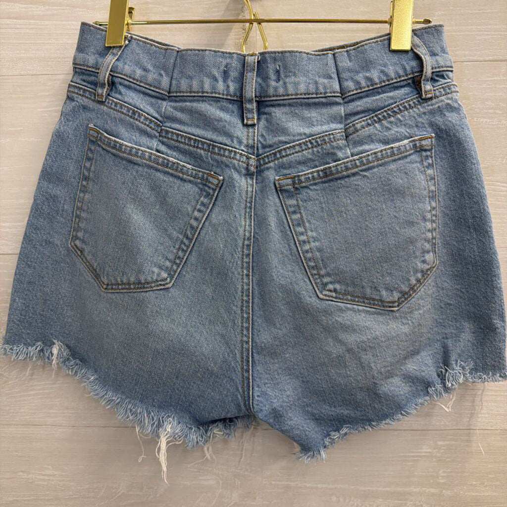 Loft Light Wash Cutoff Denim Shorts 25